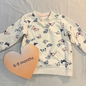 H&M - Butterfly Print Sweatshirt